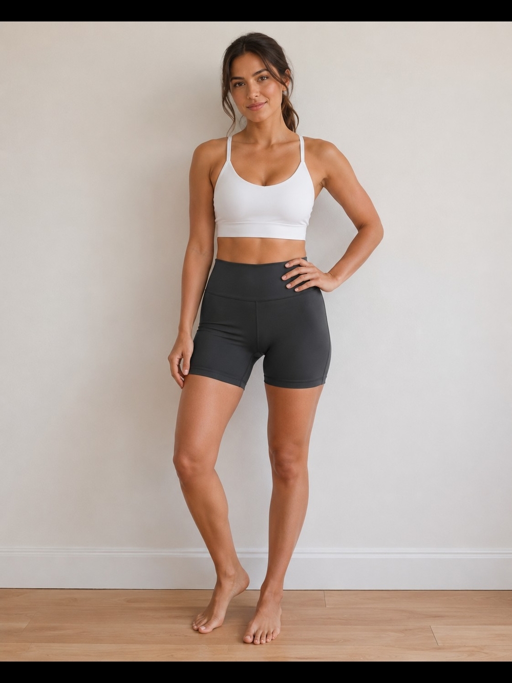 lululemon athletica Green High-Rise Bike Shorts